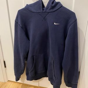 navy blue nike hoodie